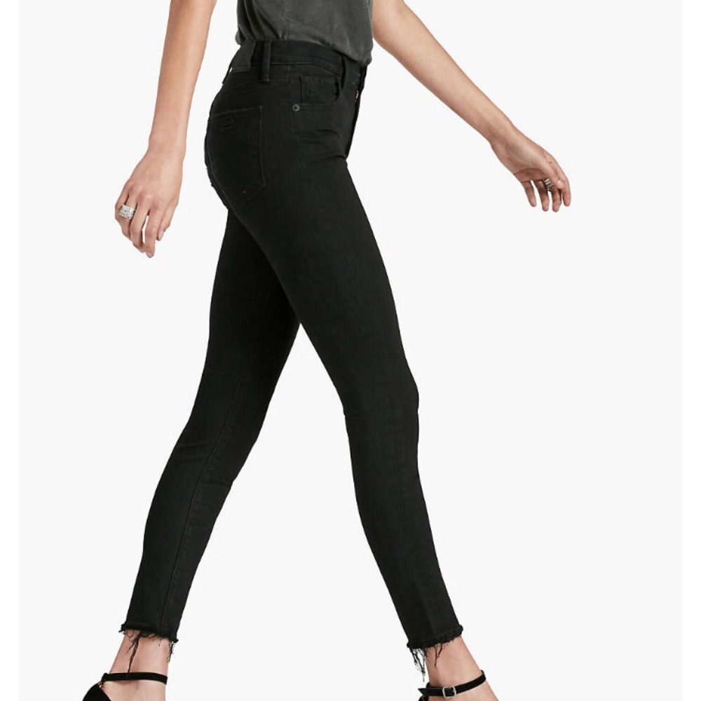Lucky Brand Bridgette Black Ankle Skinny